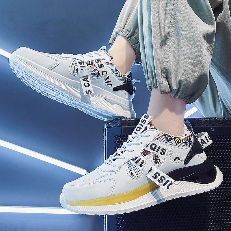 Shoes Men's Tide 2025 Spring New Breathable Couple Student Dad Shoes ins Running Sneakers Korean Men's Shoes