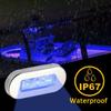 4 Pack 12V Boat Courtesy Lights LED Stair Deck Stern Light Waterproof Turn Signal Indicator Yacht Tail Lamp Marine Light