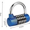 5 Digit Combination Padlock, Gym Padlock, Can Be Reset Combination Locks