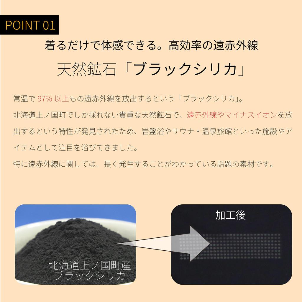 Kenmaru BS Ganbanyoku Genki Black Silica Processing T-Shirt, (Black/LL), 5728-C-A