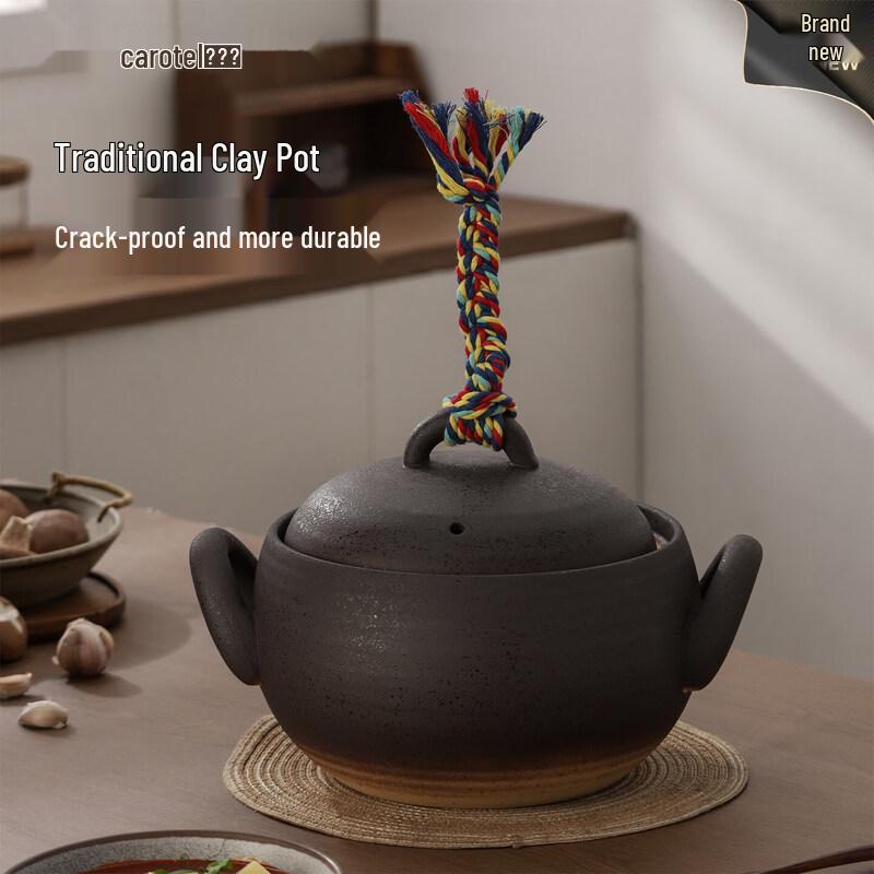

CAROTE Banko Ware Clay Soup and Stew Pot