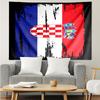 Croatian Football Pride Tapestry Accessories Playroom Tapestry, for Bedroom,Livingroom, Dormitory Room Wall Decor Fan Birthday Gifts