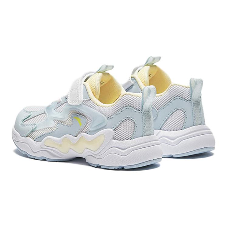 Anta Comfortable Versatile Non-Slip Wear-Resistant Low-Top Casual Shoes Kids sneaker White Blue 322439922-4