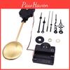 Clock Includes Kit 2 Diy Sets Of Metal Hour Minute Second Hands Metal Pendulum 16tune Music Box Movement With Ticking Pendulum