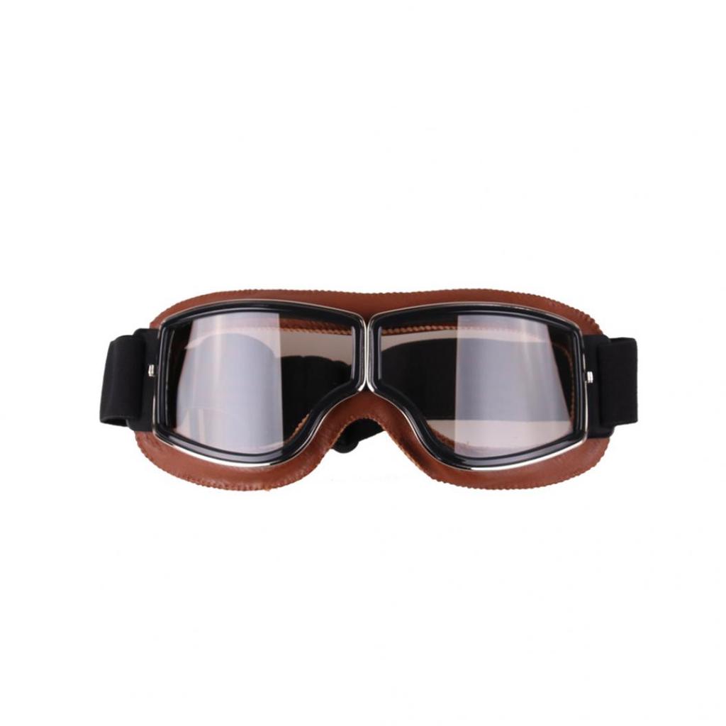 Unisex Vintage Motocyklové Motocyklové Větruodolné prachotěsné pilotní brýle pro Harley