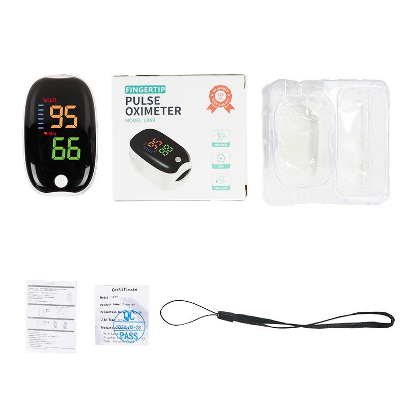 Cross-Border Children's Finger Pulse Oximeter: Pulse, Oxygen, and Sleep Monitor