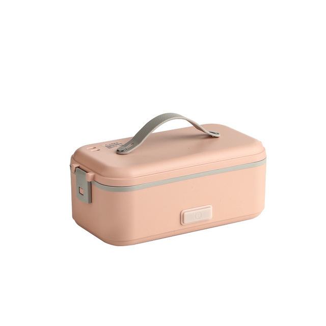 Portable student office worker heated and insulated electric lunch box