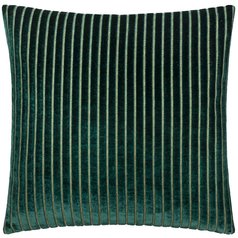 Paoletti Savoy Velvet Stripe Cushion Cover