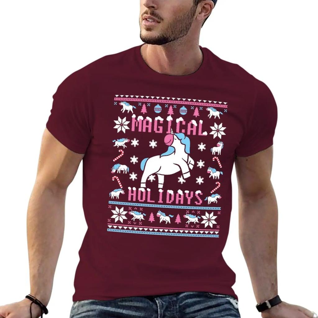 Funny Unicorn Lover Ugly Christmas Sweater T-Shirt animal print shirt for boys sweat shirt clothes