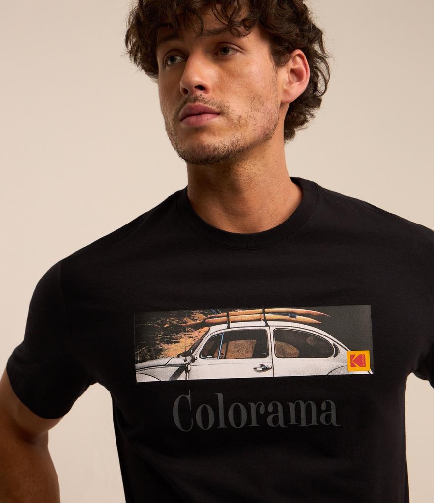 Kodak Printed Comfort Cotton T-Shirt with Kodak Duaflex Black Print Women Men Oversized Y2k Cotton Loose Female Male Clothing