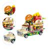 Speisewagen Bausteine Spielzeug Pädagogisch Langeweile Vertreibung Kinder Food Truck Bausteine für Jungen Mädchen