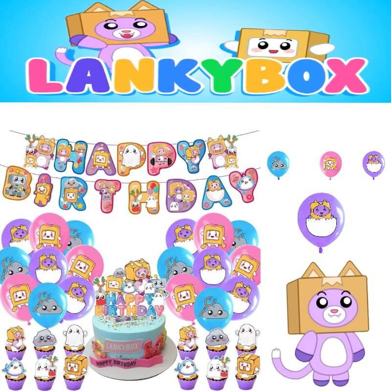 Lankybox Birthday Party Supplies Cartoon Party Decorations For Unforgettable Celebrations!