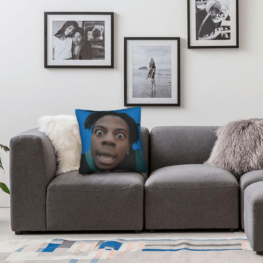 Ishowspeed Funny Meme Square Pillowcases Polyester Sofa Cushion Cover Creative Decor Throw Pillow Case 40*40