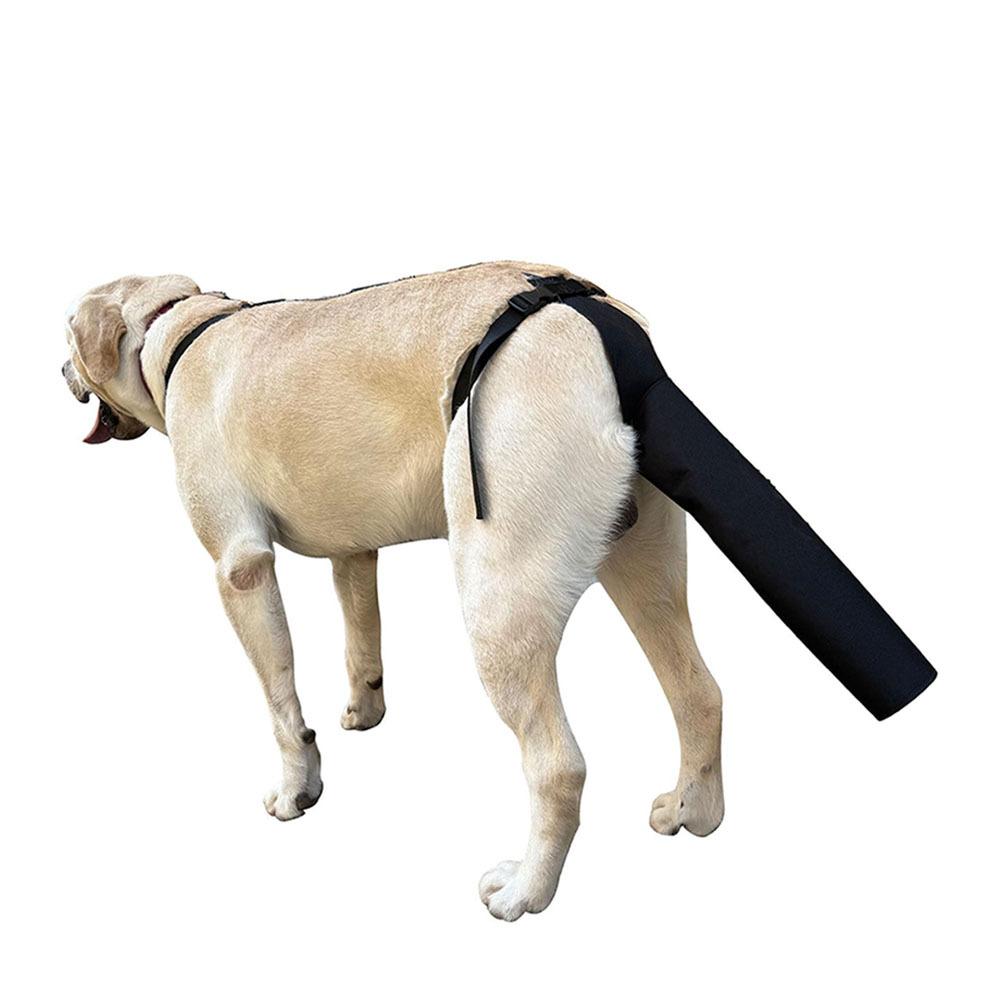 

Adjustable Dog Tail Protector for Injury Recovery and Anti - Lick , Therapeutic Grooming Aid , Black m 46 x 30 чёрный