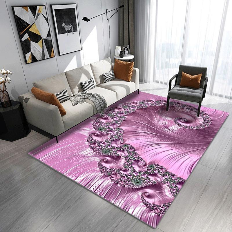 Europe Style Pattern Carpet Living Room Sofa Bedroom Bedside Study Kitchen Entrance Door Rug Non-slip Light Luxury Decor Mat