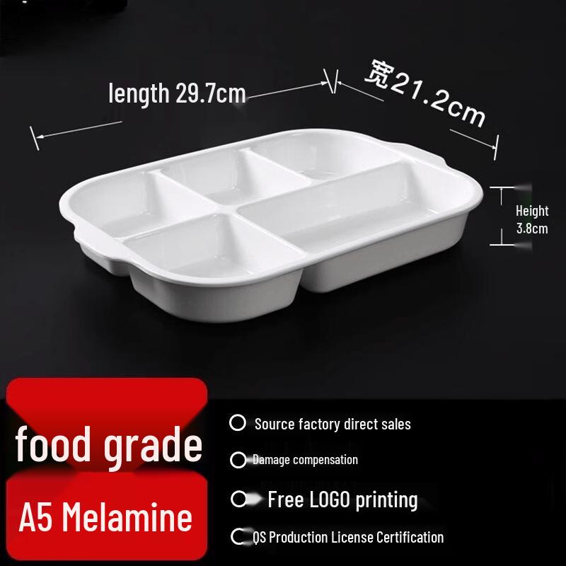 Yingtang 5-Compartment Rectangular Serving Plate