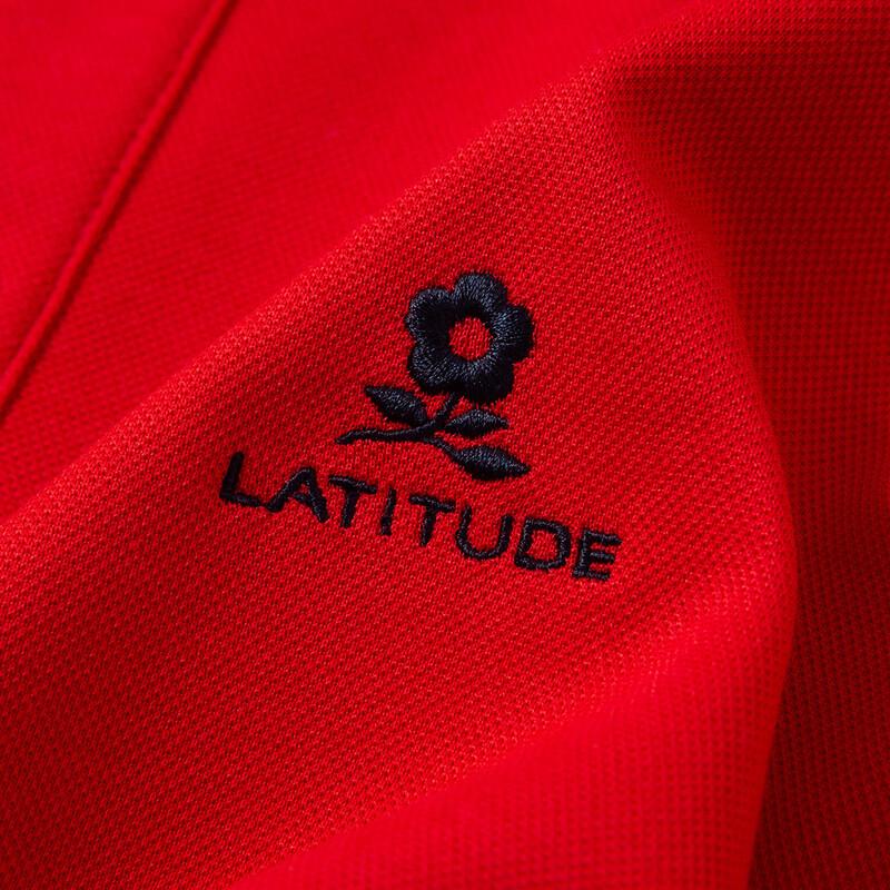 MONTAGUT Herren Langarm Color-Block Poloshirt mit Seidenmischung für Wärme
