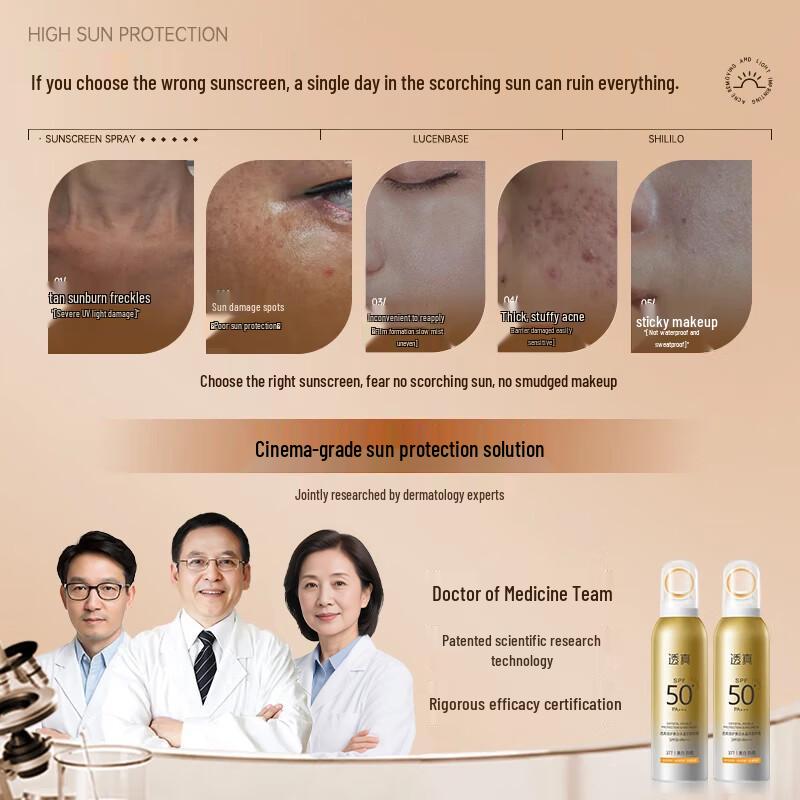 Truth Reconnaissance Whitening Sunscreen Spray SPF50 PA+++