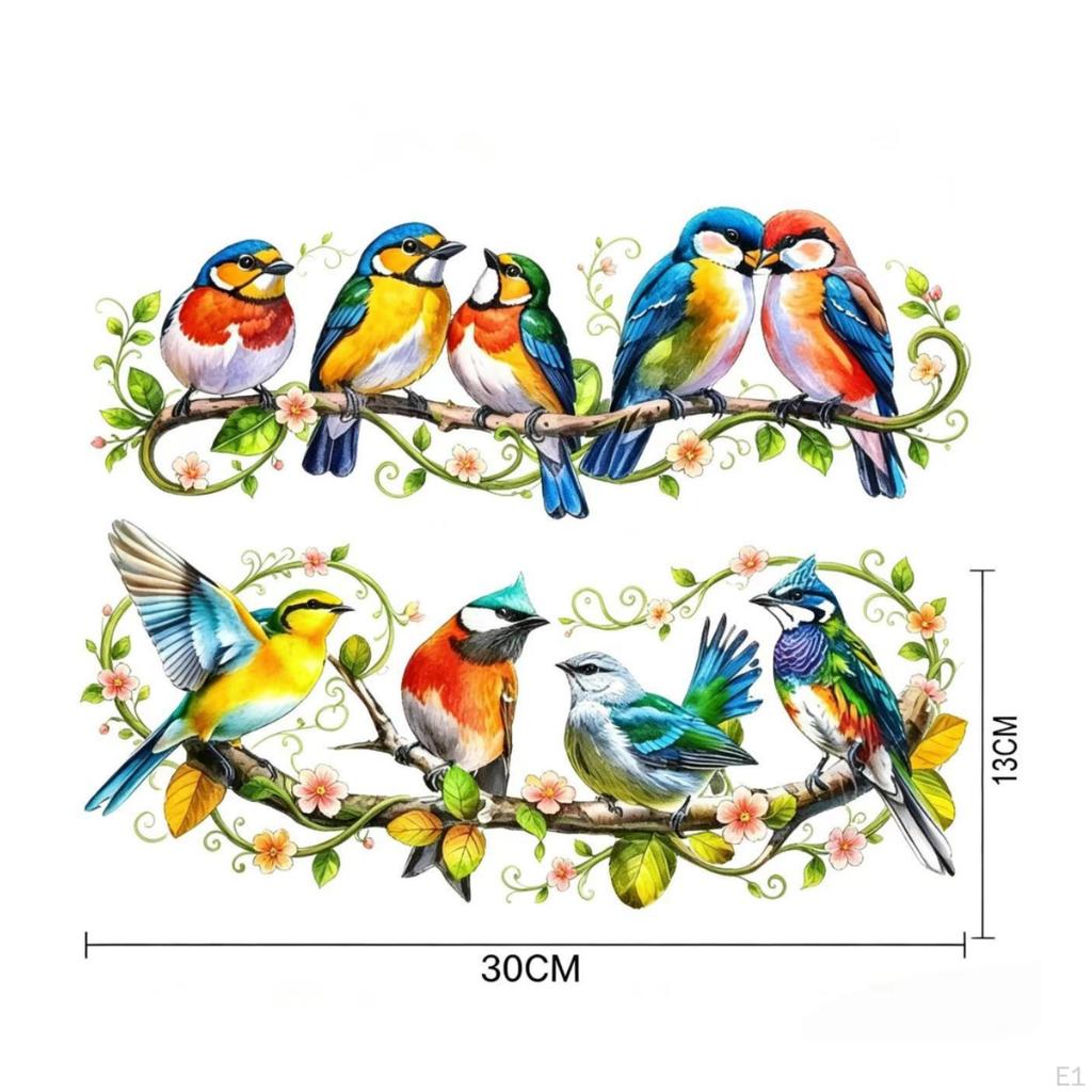 Birds on Branch Wall Decor | Lightweight Profile, avian metal Decor, for Living Room