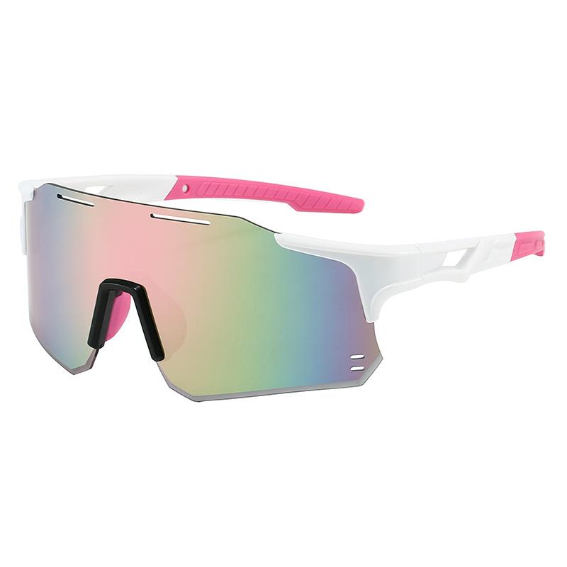 Cycling Sunglasses Men's Outdoor Sports One-piece Windproof Glasses Large Frame