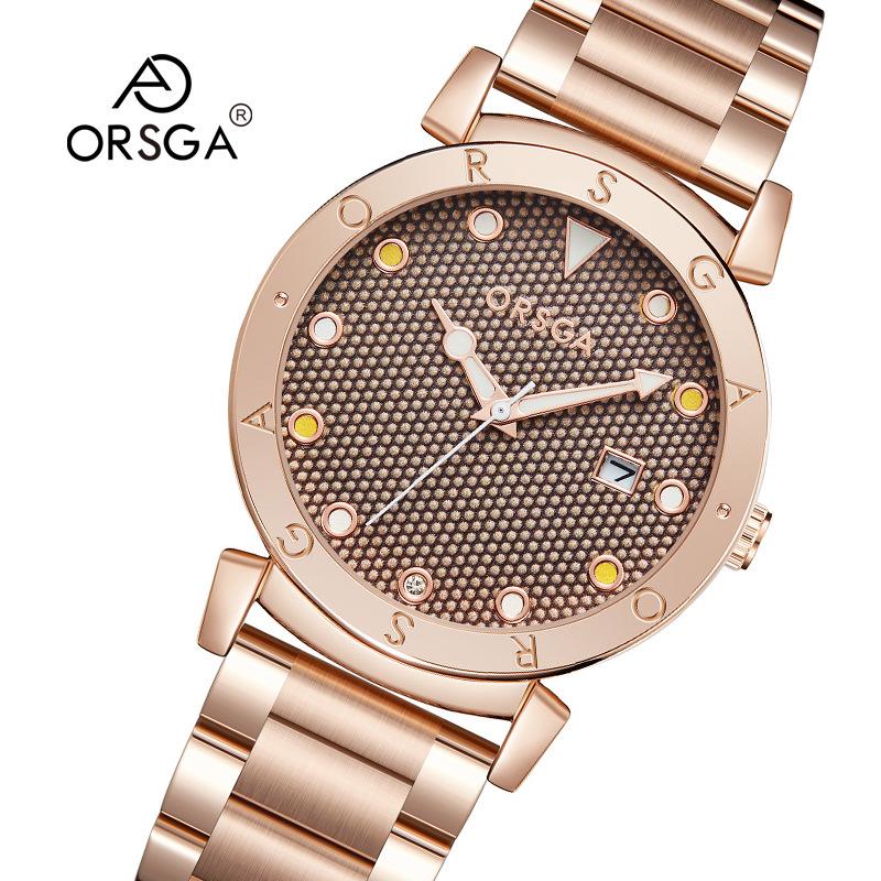 Oushijia Women's Luminous Waterproof Quartz Steel Watch