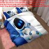 Cartoon Bot Astro Bedding Duvet Cover Pillow Case Set Single Double Bedroom