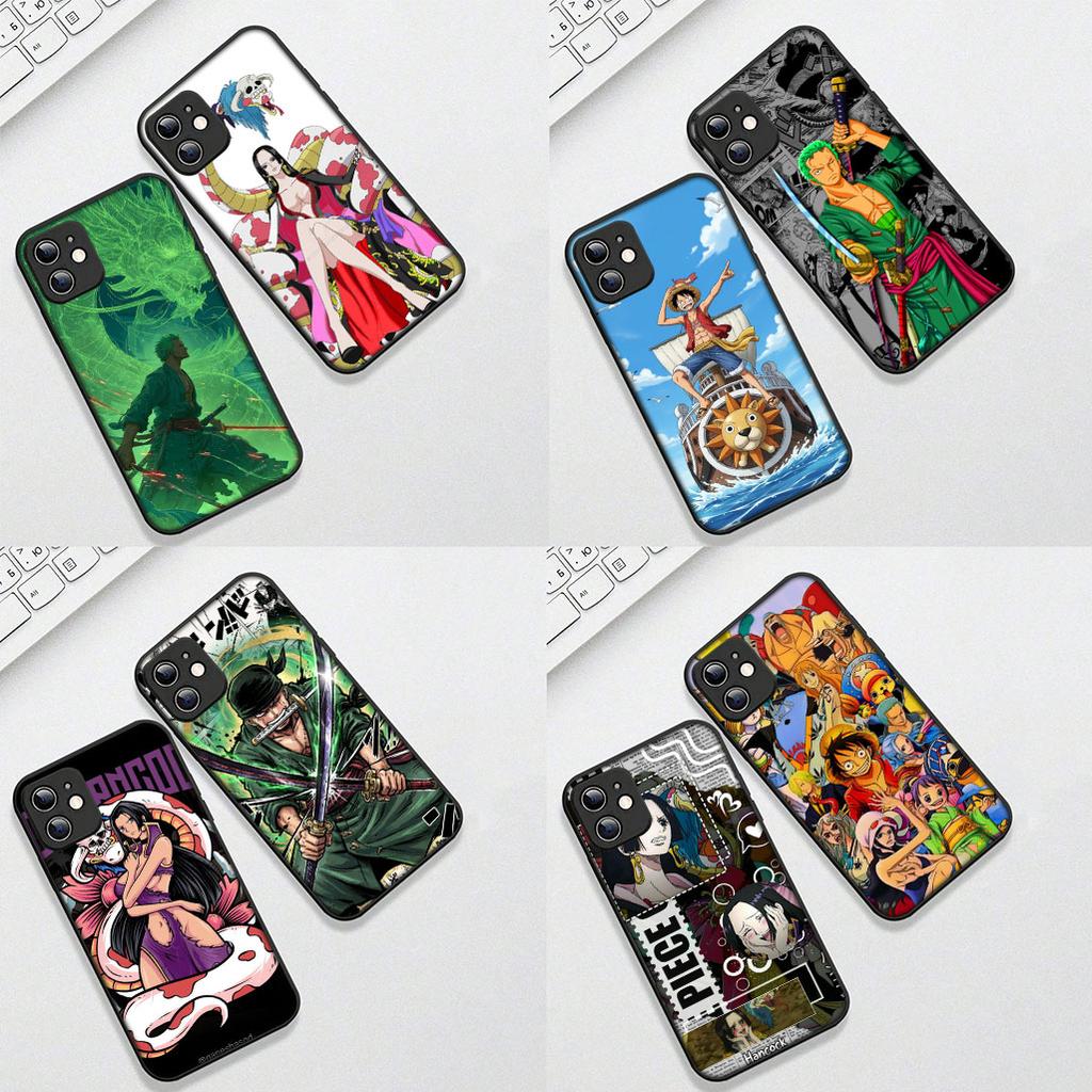Cover for Apple iPhone 17 16 14 15 Plus Pro Max 16E ProMax + 15Plus 15+ 16+ Phone Case Roronoa Zoro Boa Hancock One Luffy Pieces