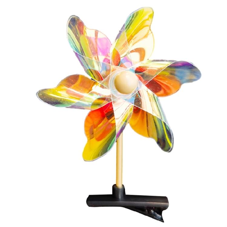 Y2k 90s Aesthetic Colorful Windmill Hairpin for Children Charm Sweet Hair Clip