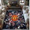 Manchester United Bedruckter Flanell Teppich rutschfest weich Polyester Boden Teppich Indoor Dekor Matte für Schlafzimmer Wohnzimmer Sofa