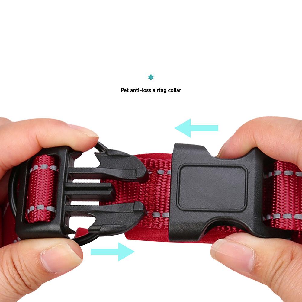 Konfor Neopren Dolgulu Köpek Tasması Ayarlanabilir Dayanıklı Yansıtıcı Koşu Spor Tasması Küçük Orta Büyük Köpekler Doberman için