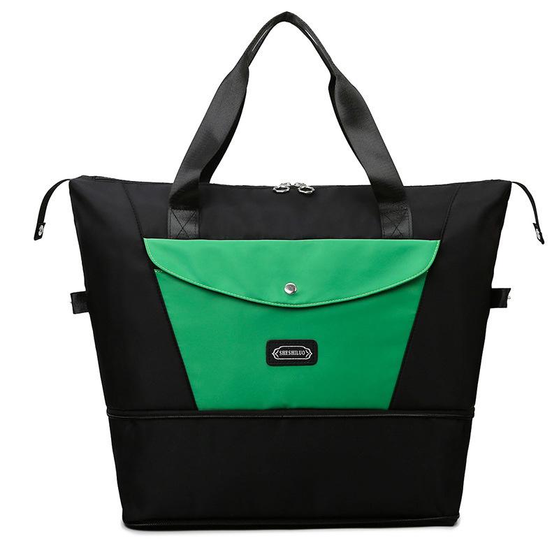 Travel bag Large capacity Portable travel Business trip Luggage storage bag Yoga fitness bag Expansion dry and wet separation