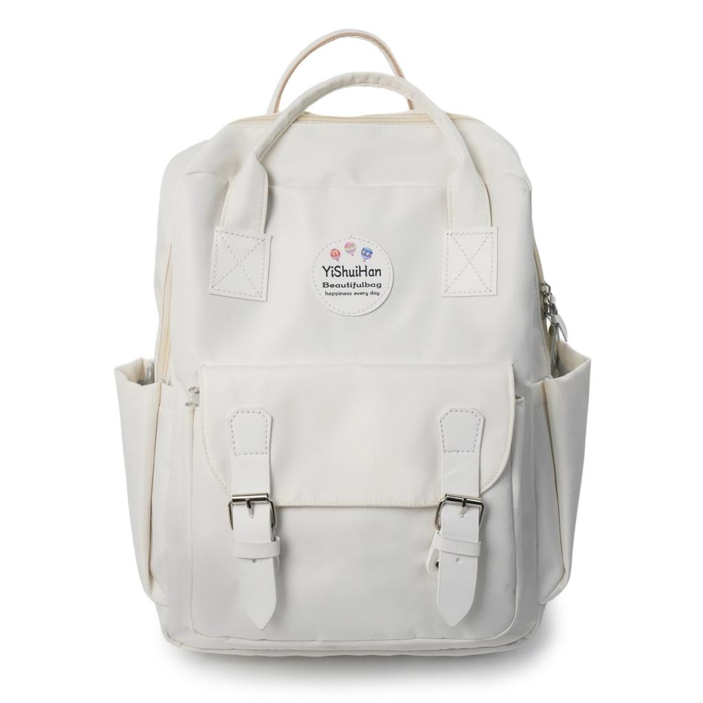 Schoolbag Korean Version of College Style Backpack Female College Student Lightweight Travel Backpack Simple Female Travel Middle School Student Bag