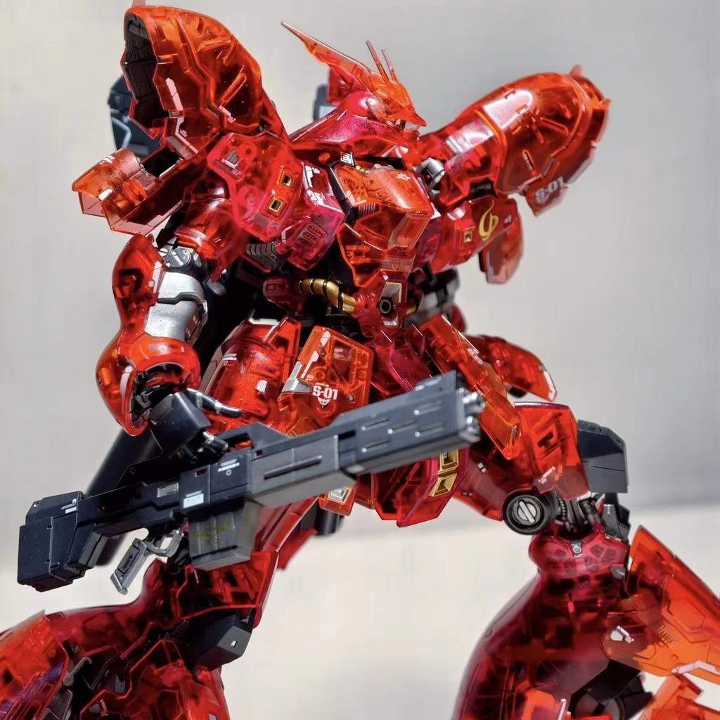 Hayes Rg Shazabi model 1/144 scale assembled action figures collection toys with water stickers fans.