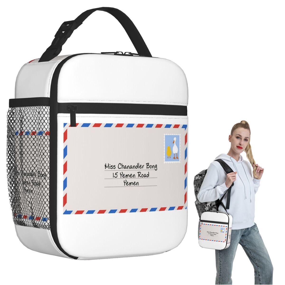 Miss Chanandler Bong Insulated Lunch Bag for Women Children Portable Food Boxes Thermal Lunch Box Tote One Size