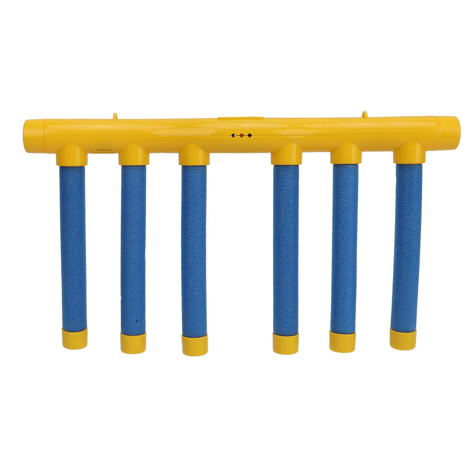 

Falling Sticks Catching Game Toy Hand Eye Coordination Reactivity Training Toy for Kids Yellow and Blue
