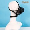 VaHppy Gag+Mask Set Dog Mouth Masks Adjustable size PU Black/Red SM BDSM Sex Toys Couple Games Alternative Stimulation Bondage