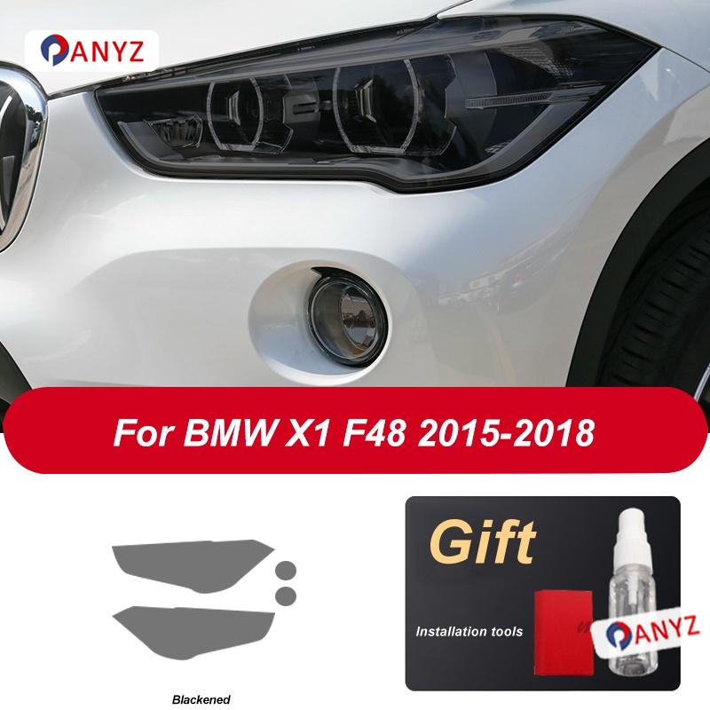 2 Pezzi Pellicola Protettiva Fari Auto Fari Nero Trasparente TPU Adesivo Pretagliato Per BMW X1 F48 2015-Presente Accessori