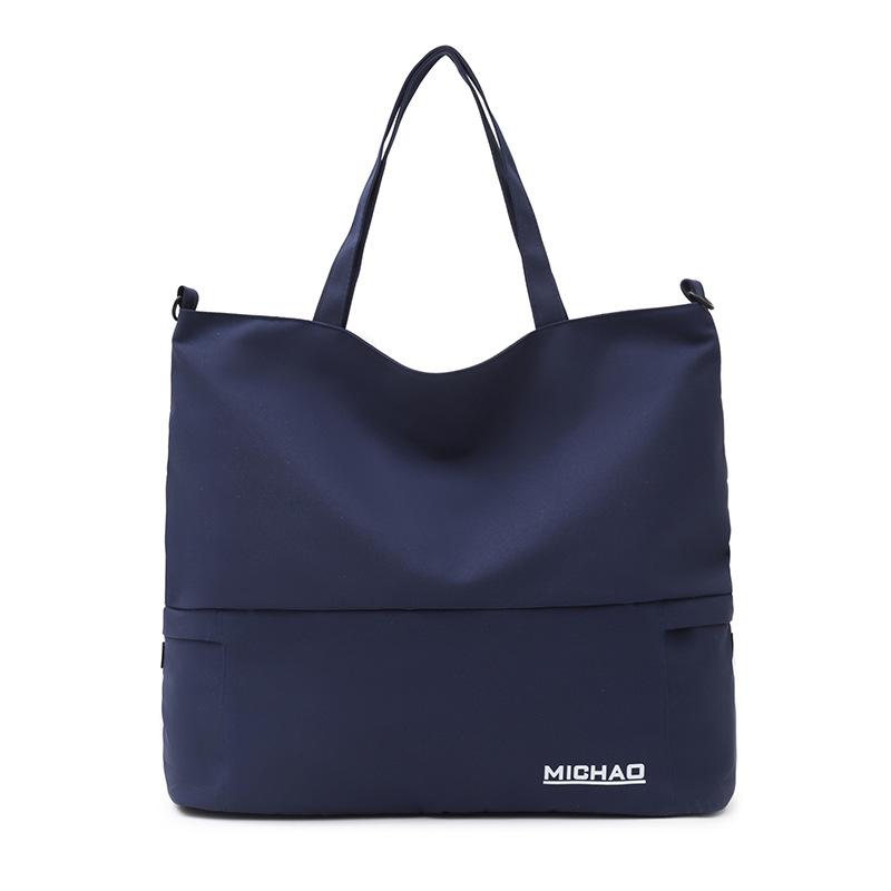 

Мужская дорожная сумка большой вместимости, женская сумка через плечо, студенческая сумка для поездок на работу синий