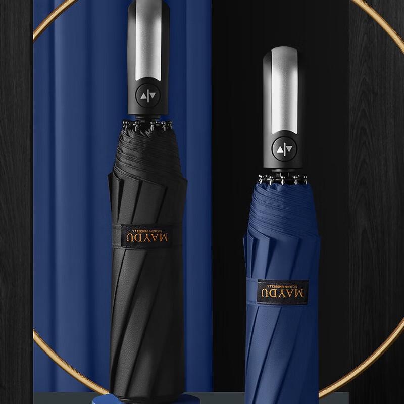 MAYDU Fully Automatic 10-Rib Folding Umbrella