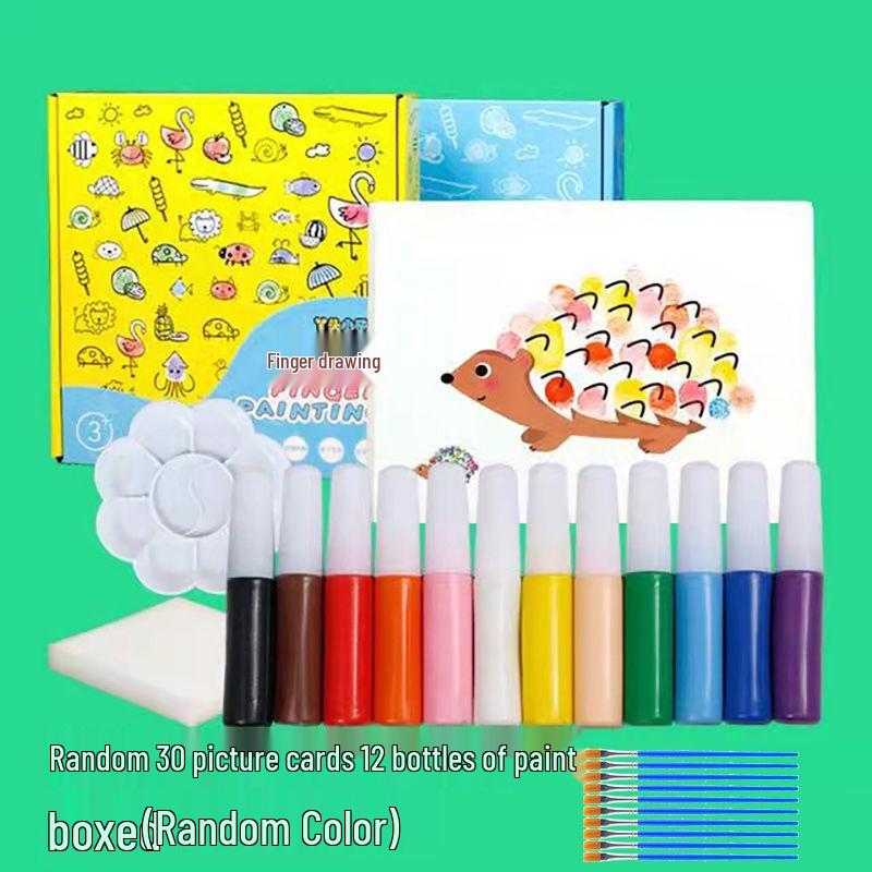 Preschool Art & Craft Materials: DIY, Finger Painting & Coloring Fun Set