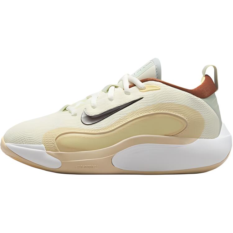 Nike Isofly Comfortable Versatile Shock Absorbing Durable Breathable Mid-Top Kids Basketball Shoes Kids Basketball Shoes Lemon-Yellow HQ3476121
