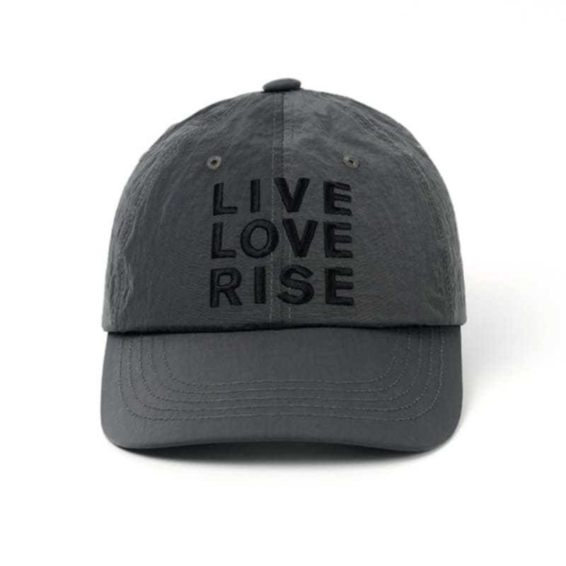 Macni NYLON LLR DEEP BALL CAP CHARCOAL