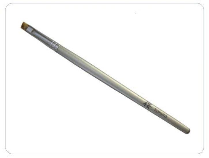 

Kumano Brush Makeup Brush Sakura Series (Eyebrow Brush) серебряный