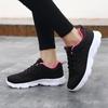 Four Seasons Lightweight High Quality Running Shoes Women Mesh Breathable Sports Jogging Shoes Ladies Soft Flats Casual Sneakers
