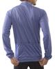 Welkruz Long Sleeve Cycling Cycling Road Bike Cycling Men's Jersey, Spring/Summer Apparel, Jersey, Shirt, WL-BB057 (Heather Blue, XXL)