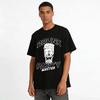 Drunk Party Master Skull Beer Mug Web Print Casual T-Shirt Pure cotton T-shirt