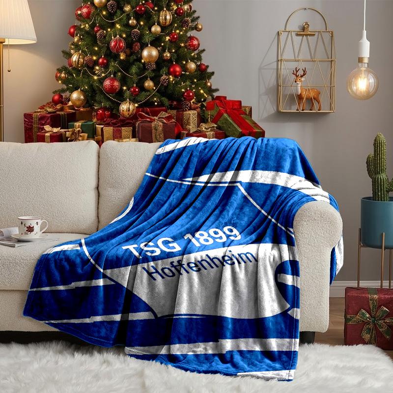 Hoffen-heim Crest Blanket Lightweight Ideal Bedding Blanket Perfect for Travel, Camping, Living Rooms, Offices, Sofas, Fan Christmas Gift