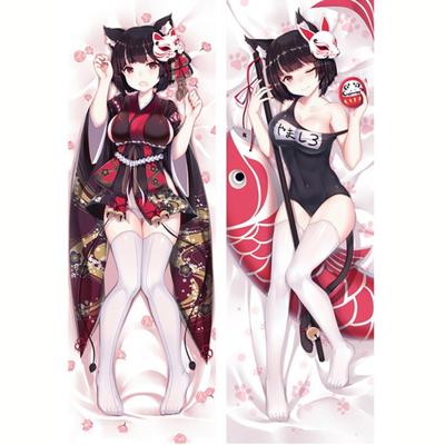 2WAY/WT Japonijos anime Azur Lane IJN Yamashiro Shirayuki U-110 Dakimakura kūno pagalvės užvalkalas, apkabinantis pagalvės užvalkalą