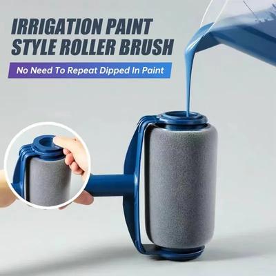 ABS Handle Adjustable Wall Roller Brush Emulsion Paint Texture Roller Paint Brush Telescopic Rods Painting Tool