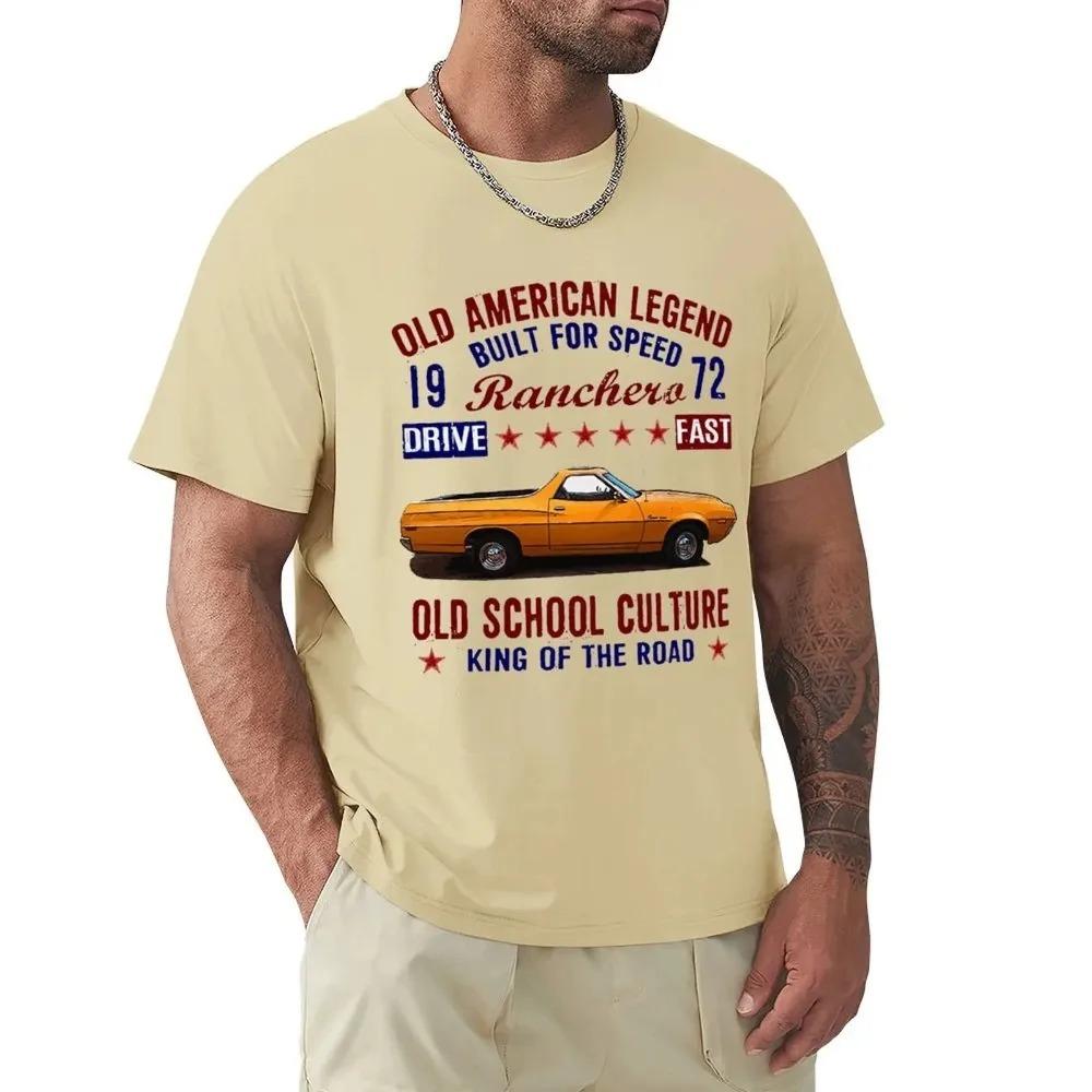 Funny T Shirts Vintage American Car  Ranchero Graphic T-shirt Mens  Tee Shirt  T Shirts Fashion